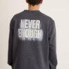 Чоловічий світшот – Never Enough – Графітовий - Зображення 3